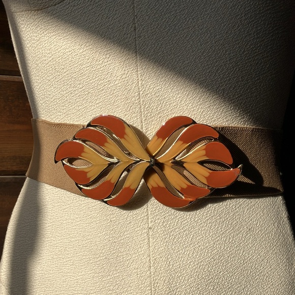 Autumn Leaves Vintage Belt - Picture 3 of 8